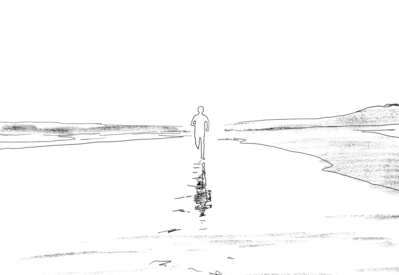 traceable_boy_running_beach
