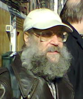 Keywords: painting an old friend with a beard