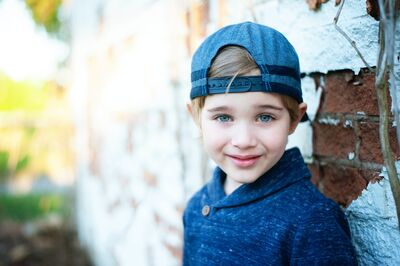 Keywords: boy,cap,blue,smile,Children Portrait Class 2A (January 25,2021) - 3:27:48