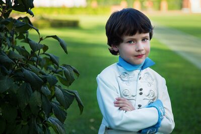 Keywords: portrait,child,kid,boy,coat,blue,white,silver,bush,tree,leaves,dark hair,Oil portrait class 6 of 7 (February 14 2021) - 2:29:57,Oil portrait class 7 of 7 (February 21 2021) - 2:36:27