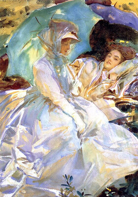 Keywords: John Singer Sargent and the use of white in his watercolor paintings