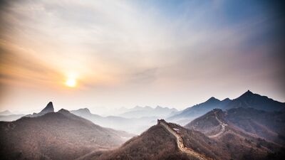 Keywords: the great wall of China,Watercolor of the Great Wall - learning aerial perspective,Watercolor of the Great Wall - learning aerial perspective - 40:04