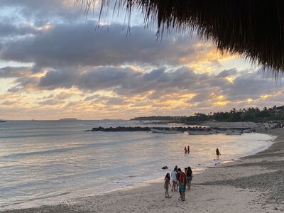 Keywords: evening,sky,clouds,beach