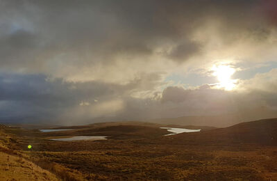 Keywords: darkening clouds,darkening sky,brown land