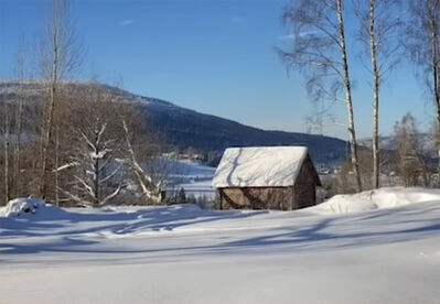 Keywords: painting a house covered in snow