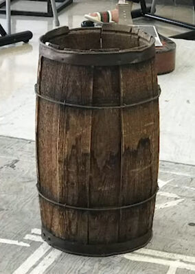 Keywords: drawing a barrel using charcoal