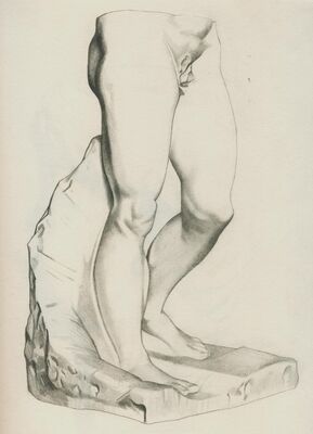 Keywords: Plate I,030 - Legs of the dying slave - Attempt 4