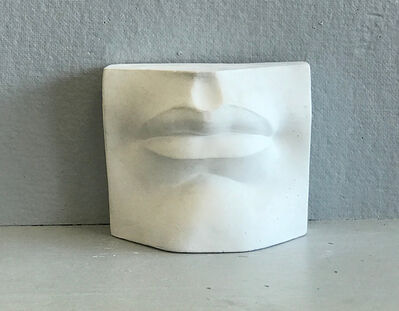 Keywords: mouth,ceramic,ceramic mouth,cast,lips,drawing the plaster cast of lips using charcoal