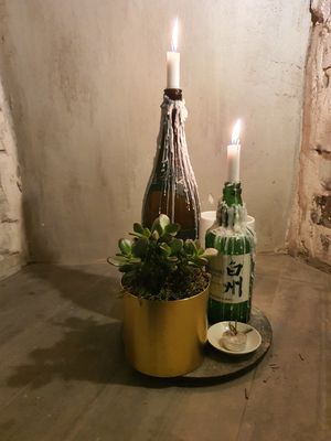 Keywords: candles,bottles