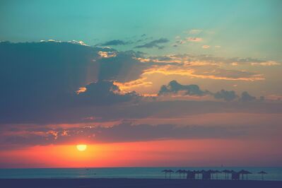 Keywords: clouds,beach,sunrise