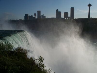 Keywords: Niagara Falls from US side,waterfall