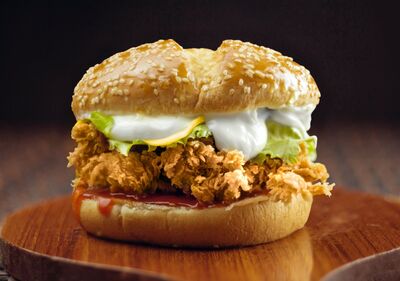 chicken burger-mackay
