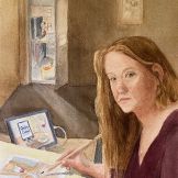 Angela Roberts ~ Life In Lockdown ~ Watercolour