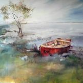 Amanda Del Valle Avaro ~ Boat ~ Watercolor