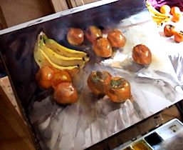 Still Life watercolor painting step 4